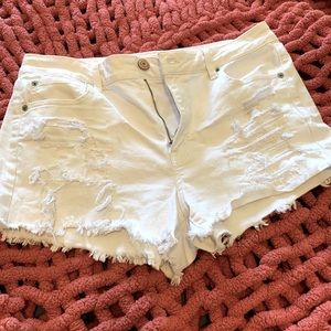 High rise super stretch shorts